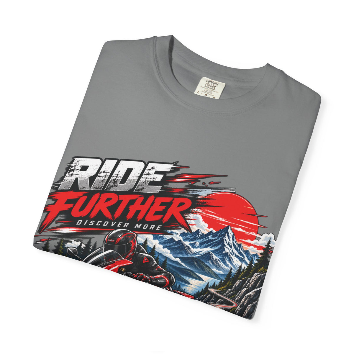 Ride Further Motorcycle Adventure T-Shirt
