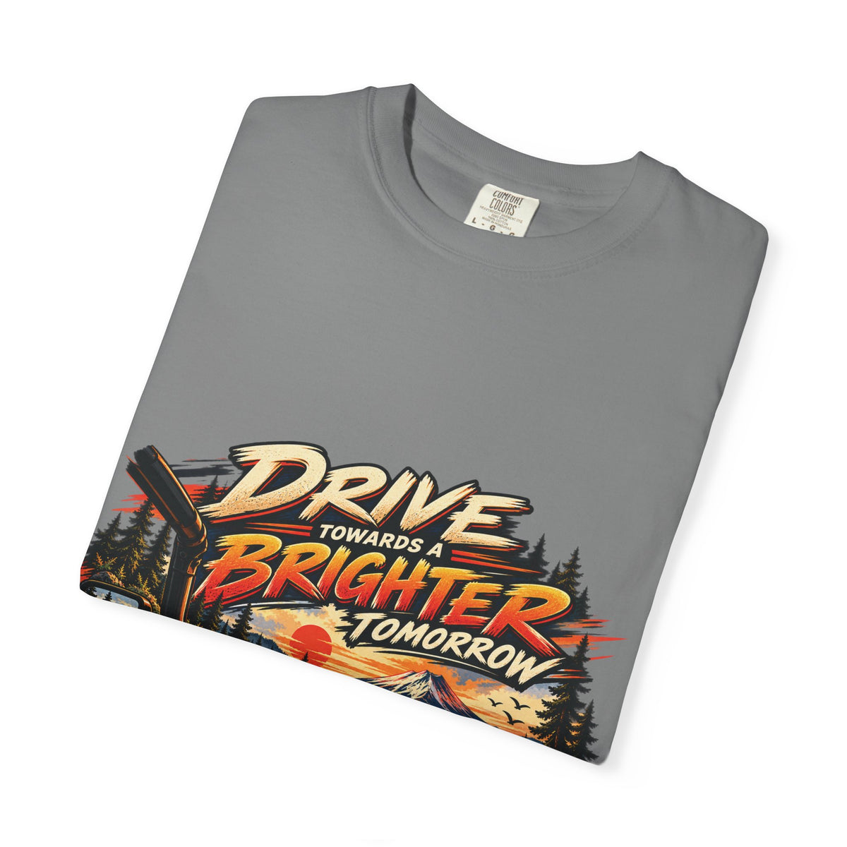 Drive Towards a Brighter Tomorrow Road Trip T-Shirt