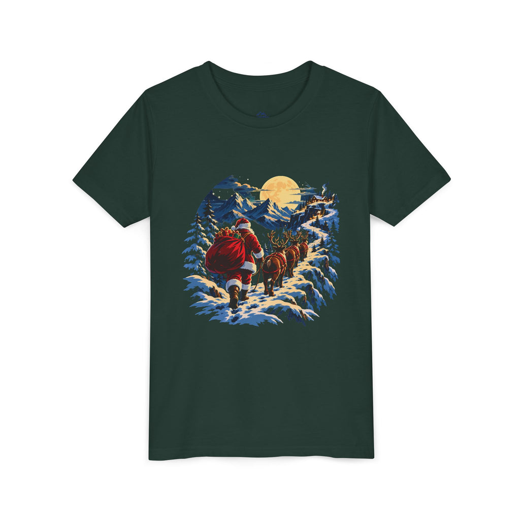 Youth Mountain Horseback Riding Adventure T-Shirt Christmas Special