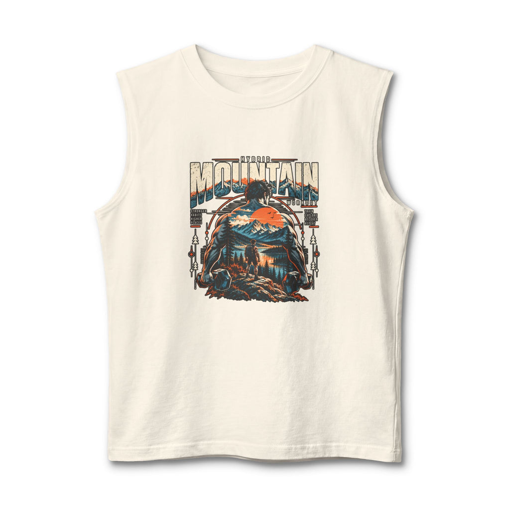 Mountain Adventure Graphic Muscle Tank