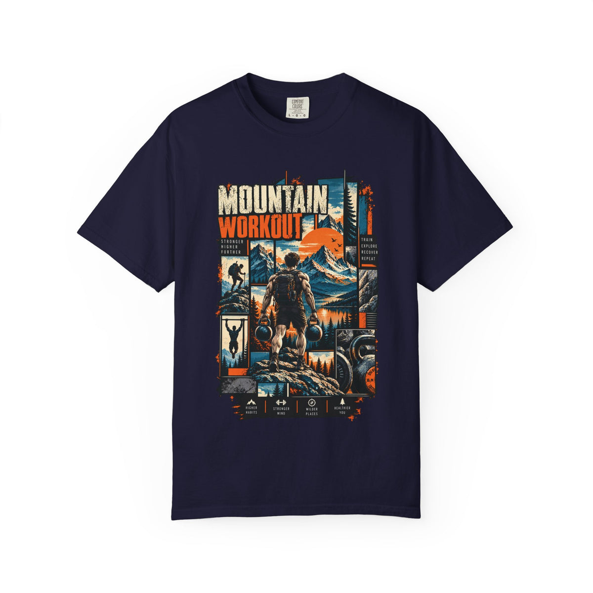 Mountain Workout Graphic T-Shirt