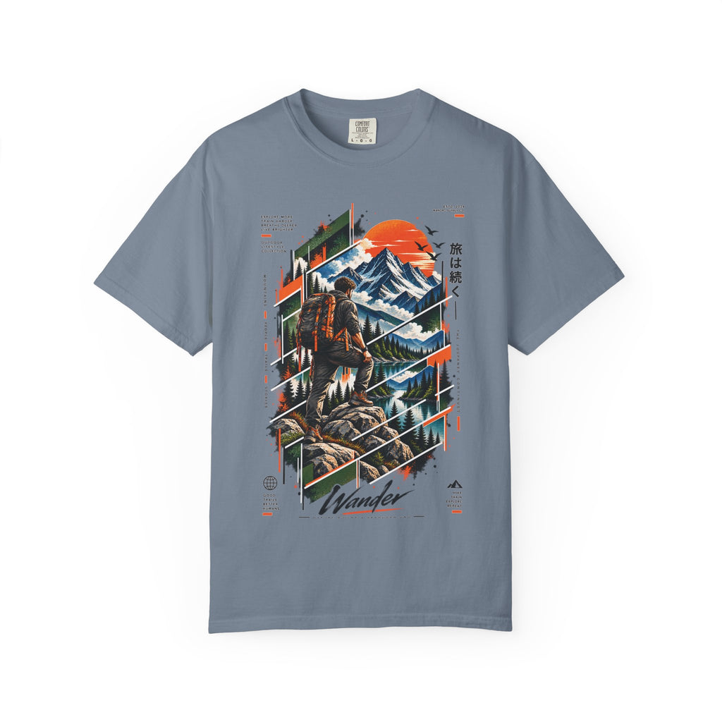 Wanderer Mountain Adventure Graphic T-Shirt