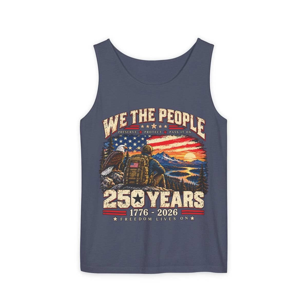 We the People 250 Years American Independence Tank Top