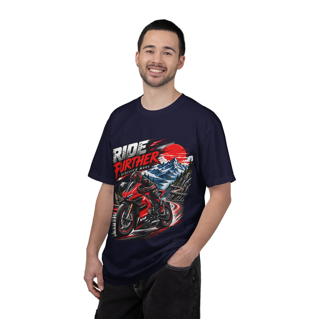 Ride Further Motorcycle Adventure T-Shirt
