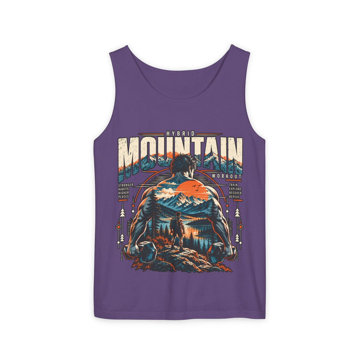 Mountain Bear Graphic Tank Top