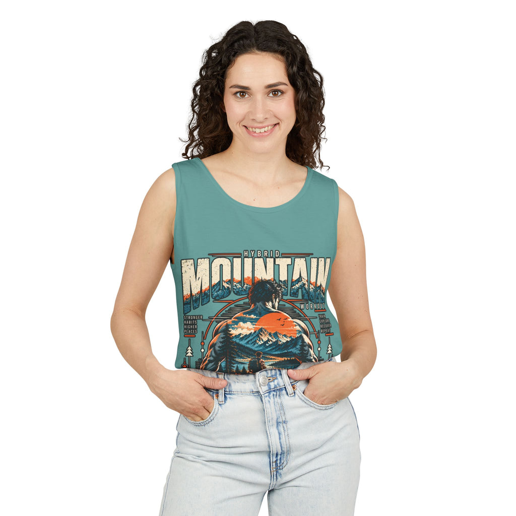 Mountain Bear Graphic Tank Top