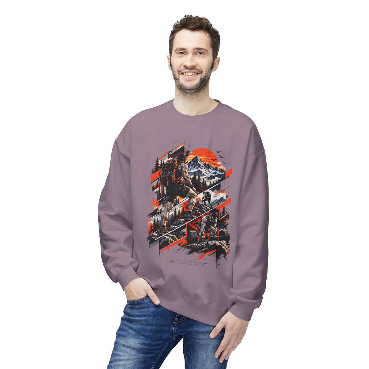 Mountain Adventure Graphic Sweatshirt