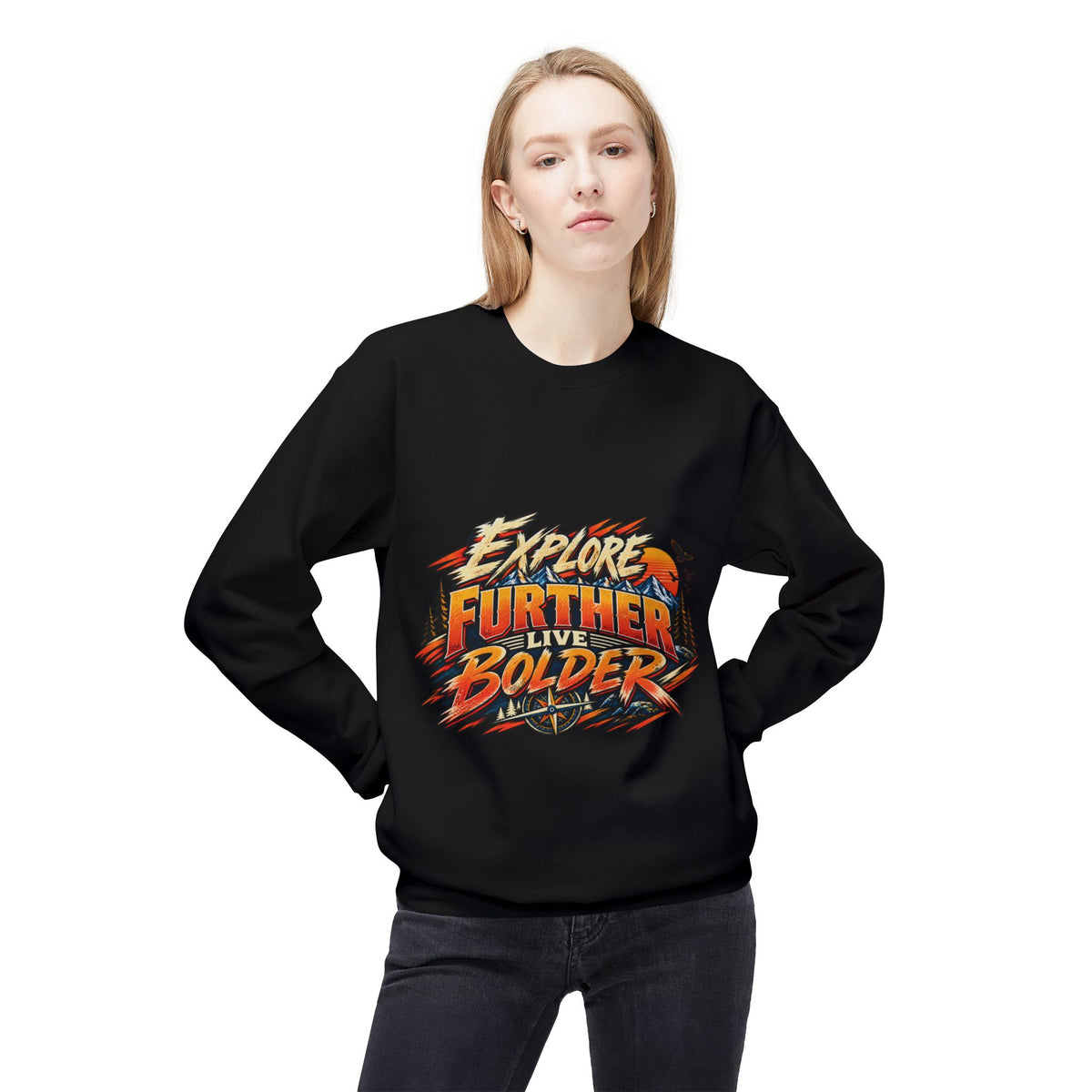 Explore Further Live Deeper Adventure Sweatshirt
