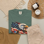 Patriotic Bald Eagle American Flag T-Shirt