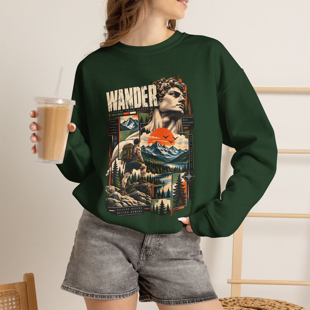 Wander Mountain Adventure Crewneck Sweatshirt