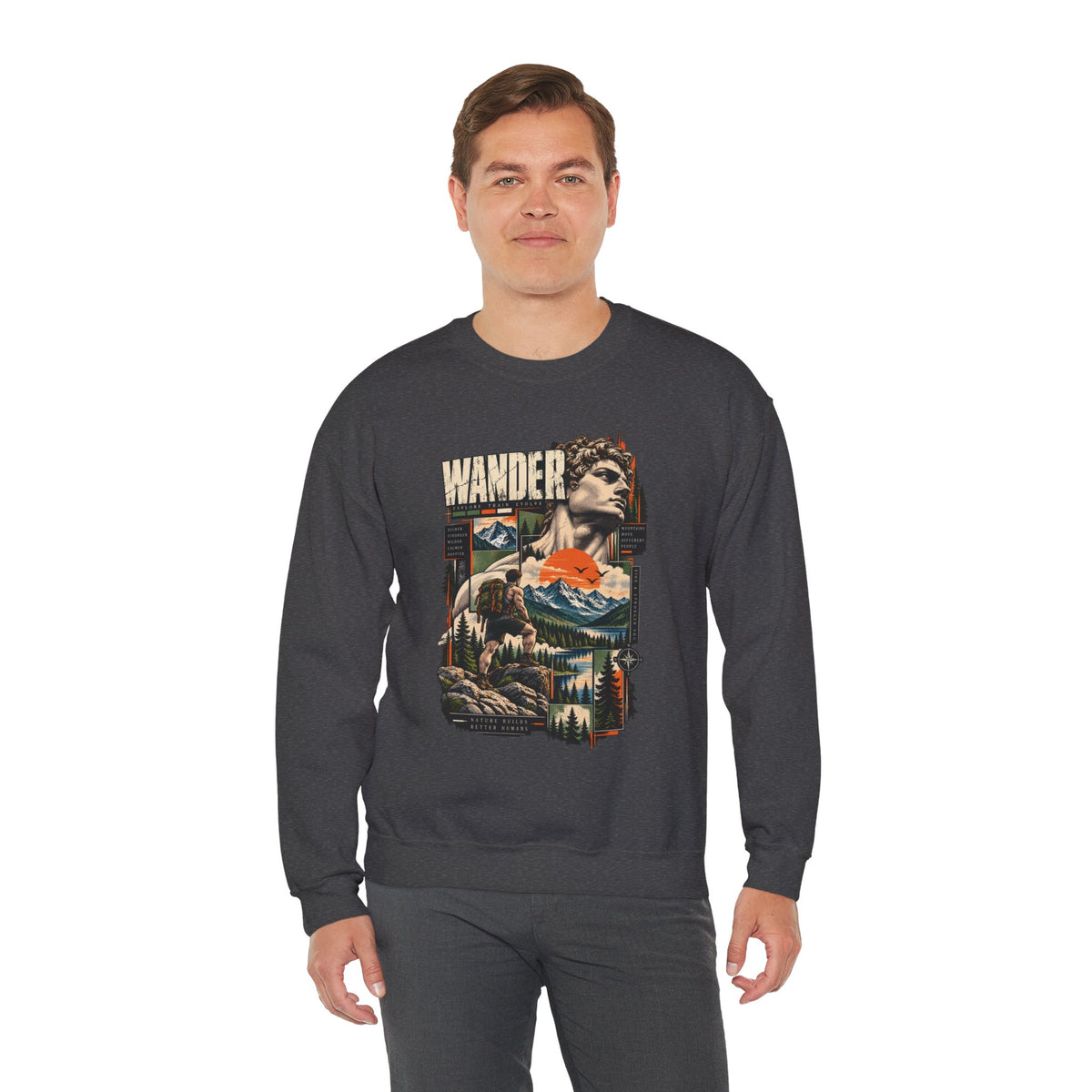 Wander Mountain Adventure Crewneck Sweatshirt
