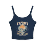 Women's Explore Mountain Adventure Spaghetti Strap Tank Top