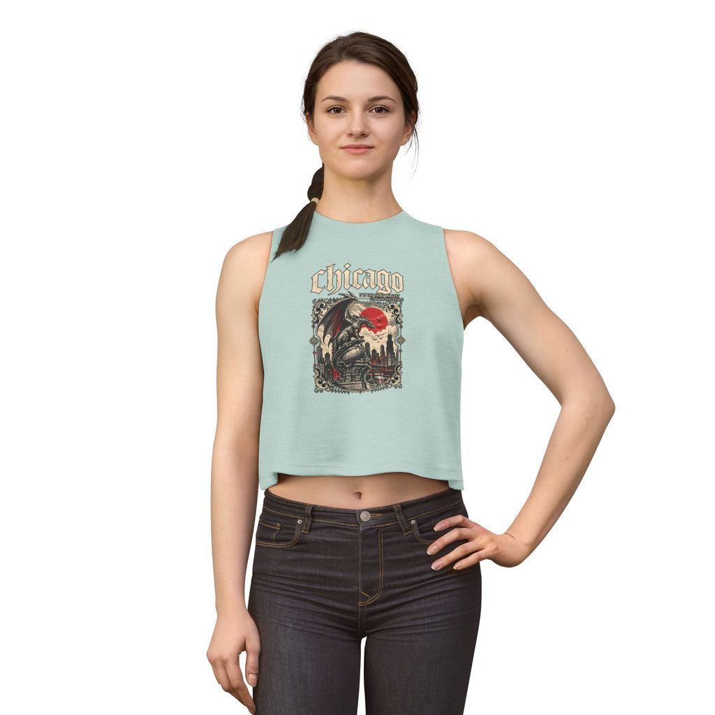 Women's Chicago Gothic Graphic Crop Top