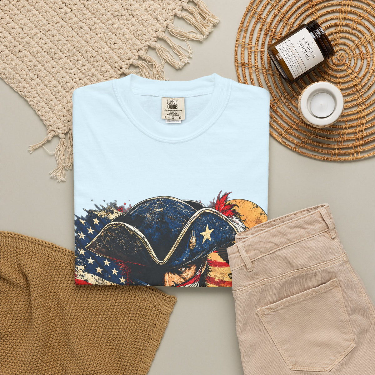 1776 American Revolution Patriotic Graphic T-Shirt