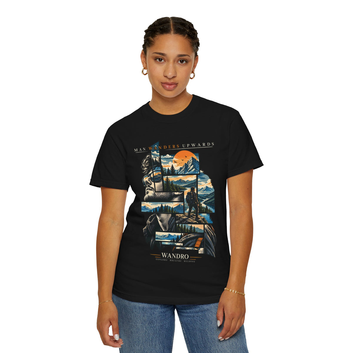 Mountain Adventure Collage T-Shirt