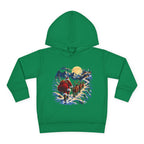 Toddler Hoodie - Santa Sleigh Winter Scene Pullover Christmas Special