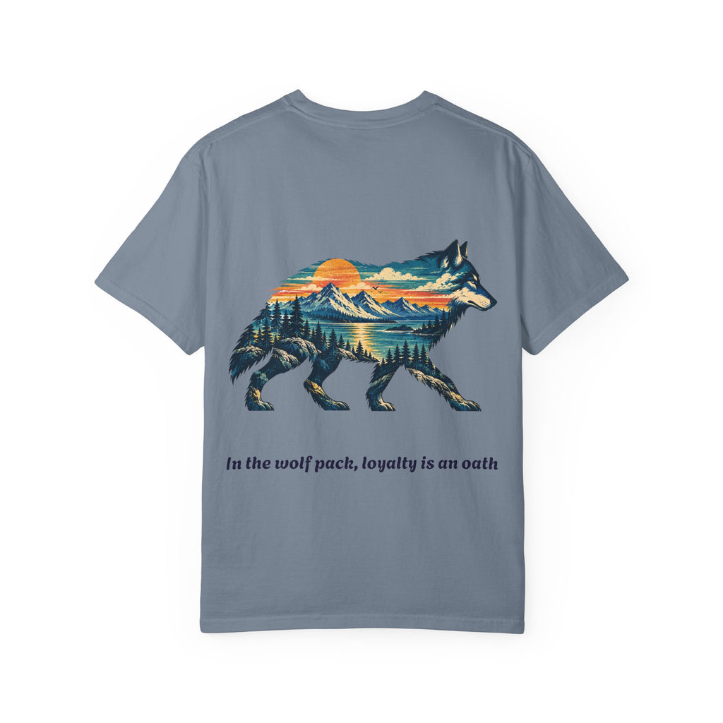 In the Wolf Pack, Loyalty Is Our Oath Mountain Wolf T-Shirt