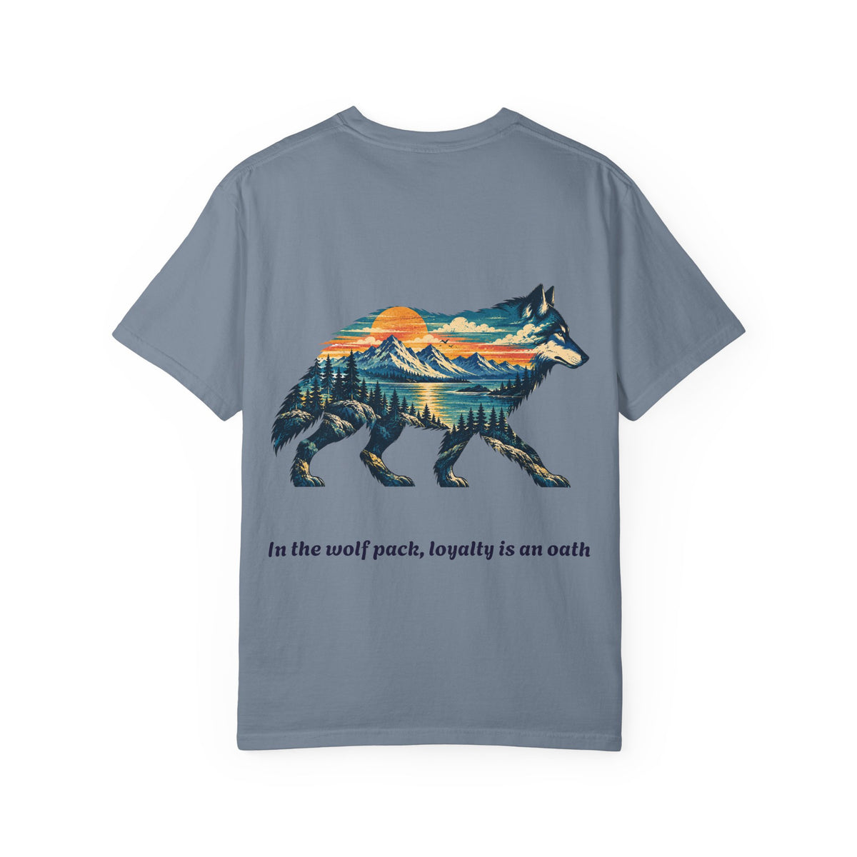 In the Wolf Pack, Loyalty Is Our Oath Mountain Wolf T-Shirt