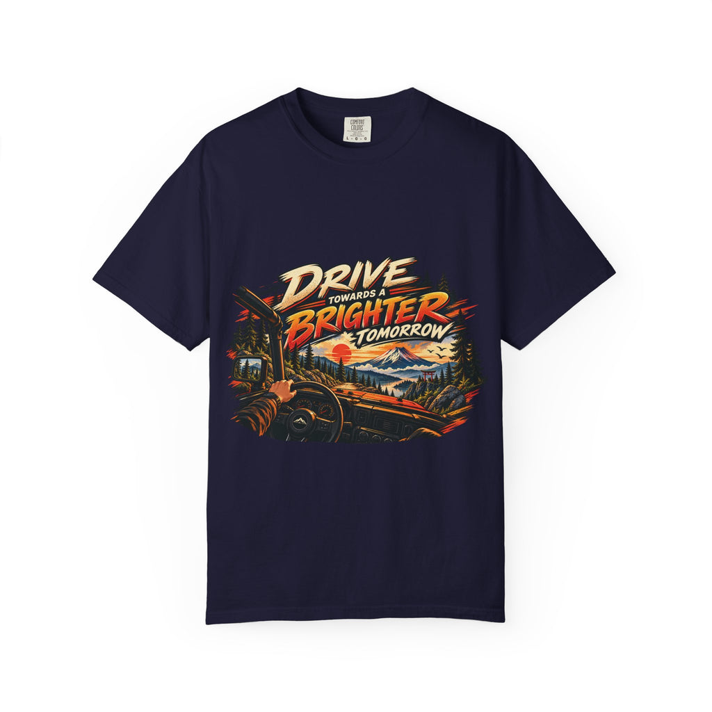 Drive Towards a Brighter Tomorrow Road Trip T-Shirt