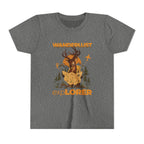 Wanderlust Explorer Youth Tee — Deer Map Adventure Kids T‑Shirt