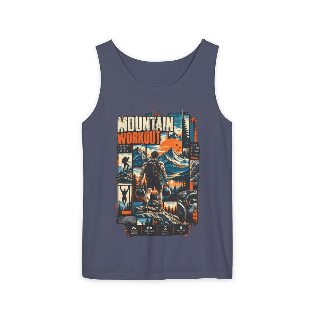 Mountain Workout Graphic Tank Top
