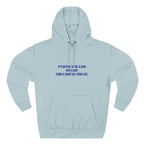 Lion Graphic Hoodie – “It’s Better to Be a Lion” Inspirational Pullover