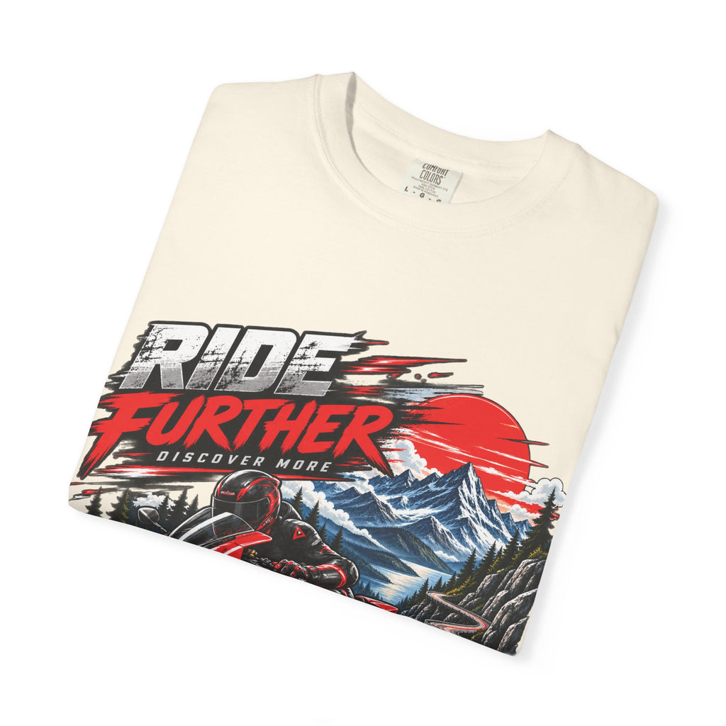 Ride Further Motorcycle Adventure T-Shirt