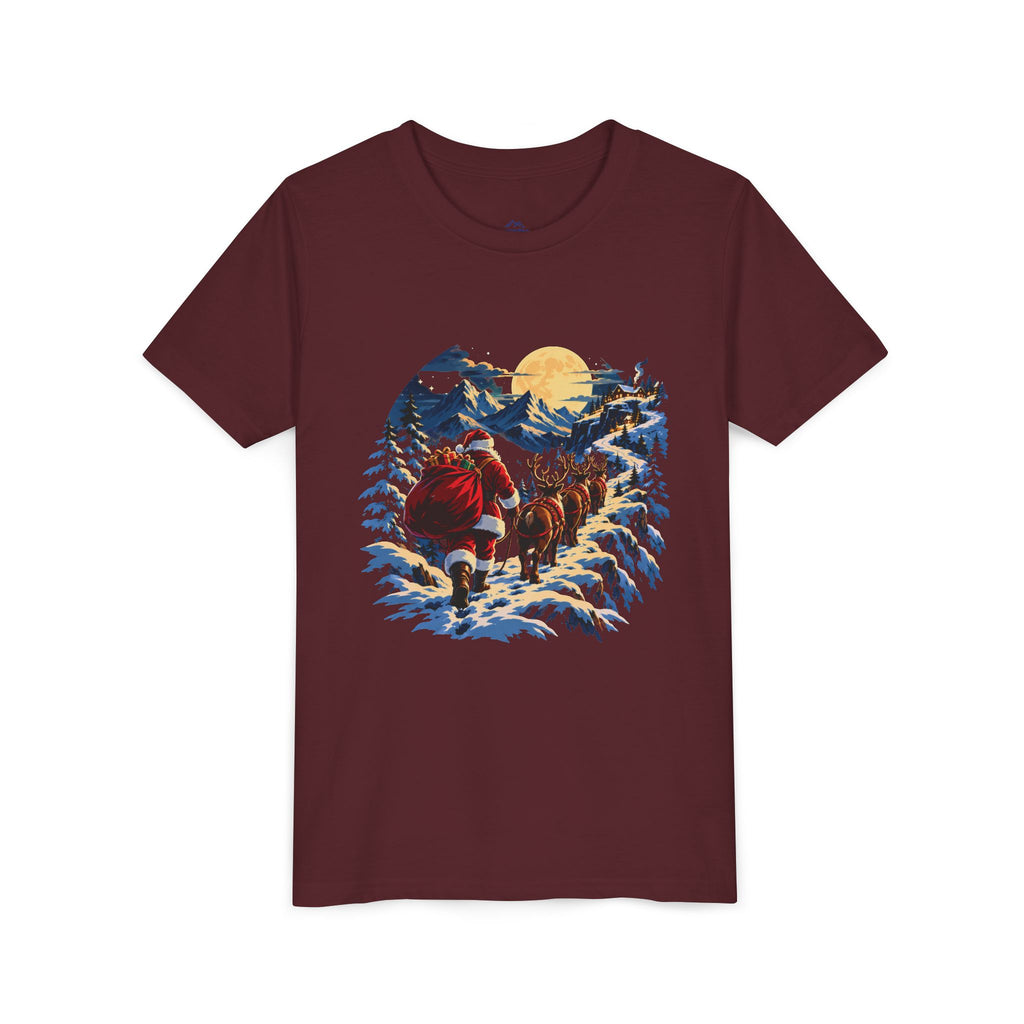 Youth Mountain Horseback Riding Adventure T-Shirt Christmas Special