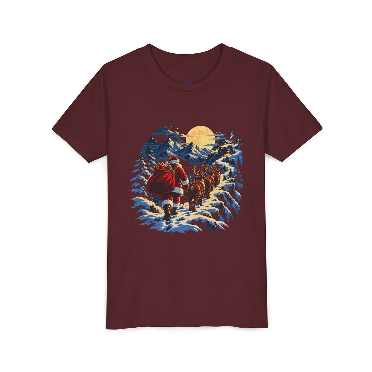 Youth Mountain Horseback Riding Adventure T-Shirt Christmas Special