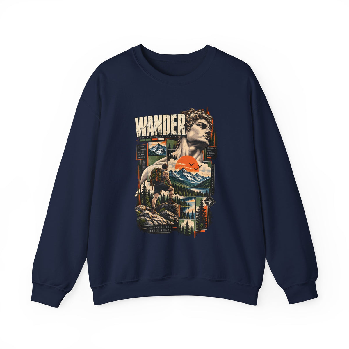 Wander Mountain Adventure Crewneck Sweatshirt