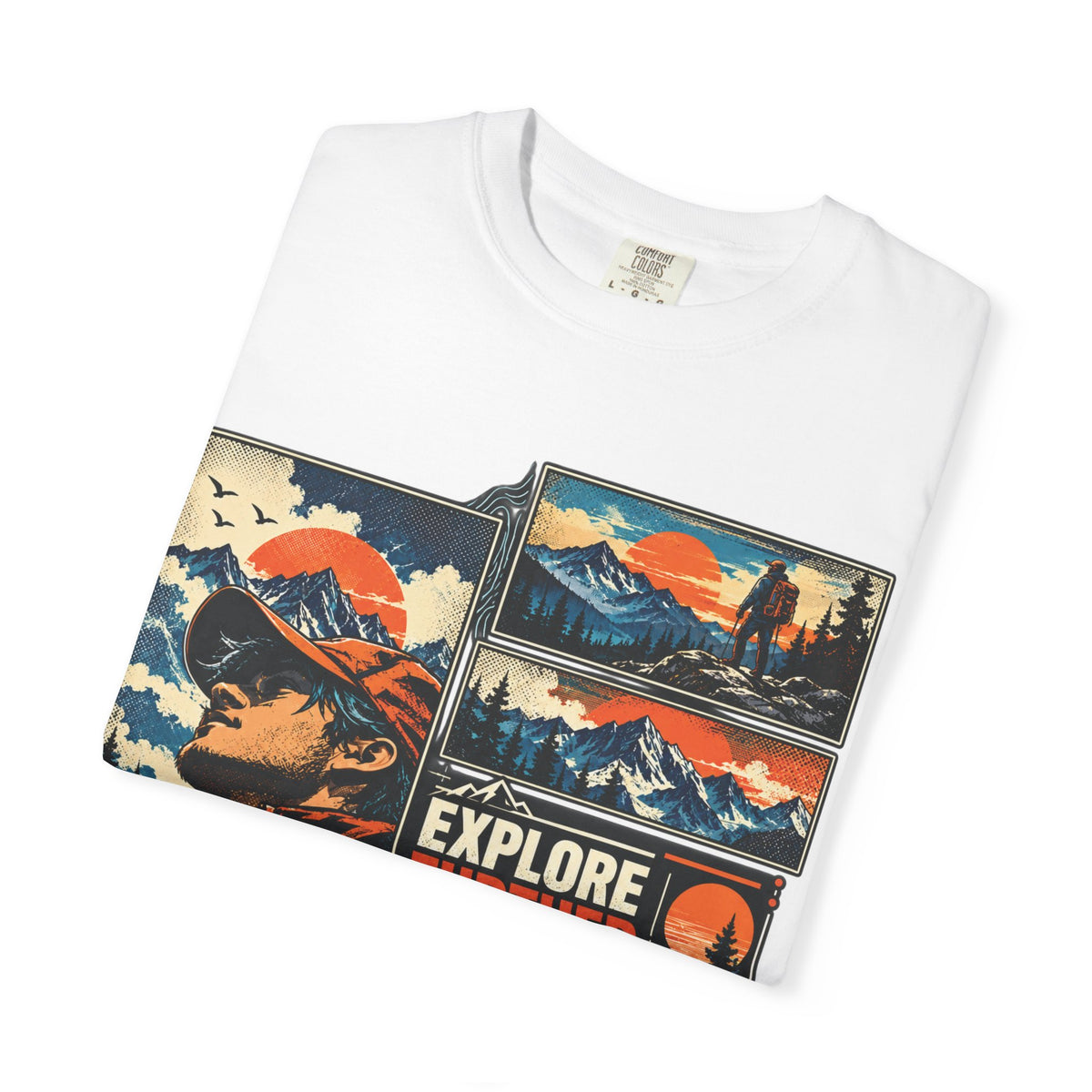 Explore Further Live Deeper Adventure Graphic T-Shirt
