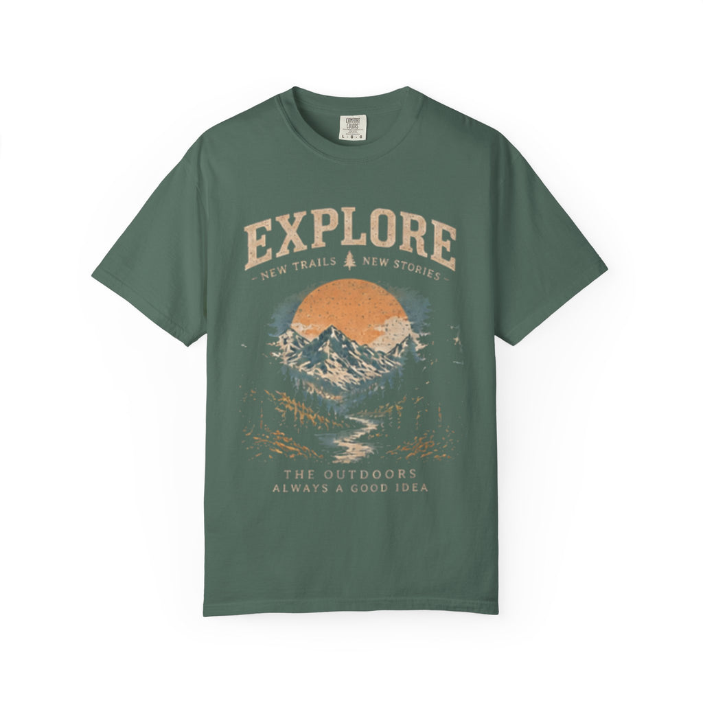 Explore the Outdoors Mountain Graphic T-Shirt