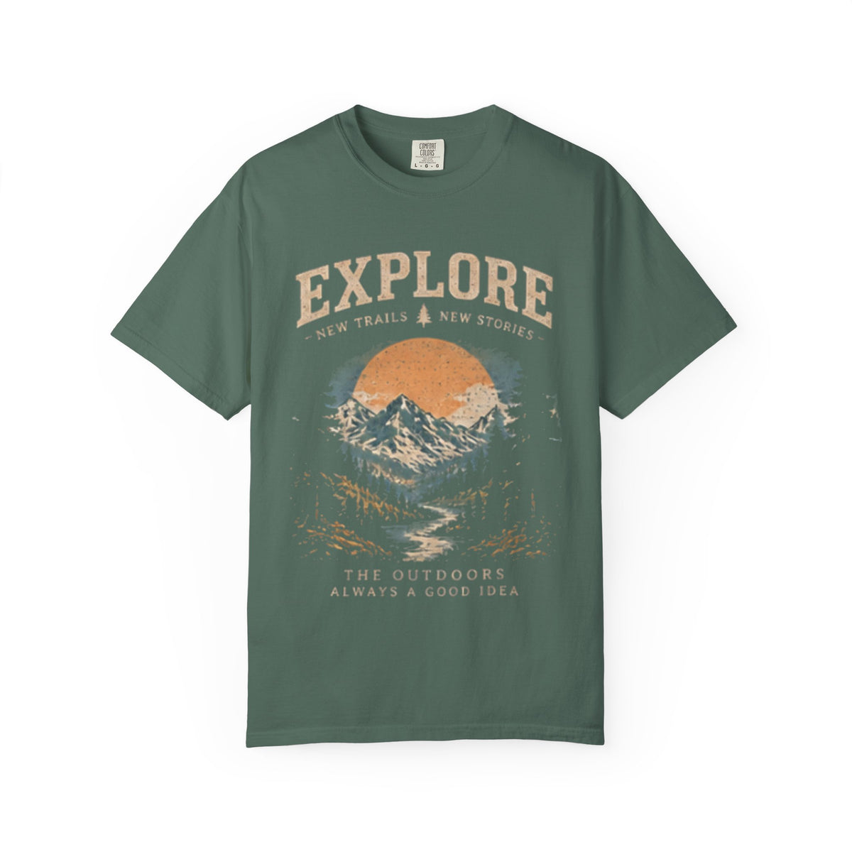 Explore the Outdoors Mountain Graphic T-Shirt