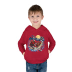 Toddler Hoodie - Santa Sleigh Winter Scene Pullover Christmas Special