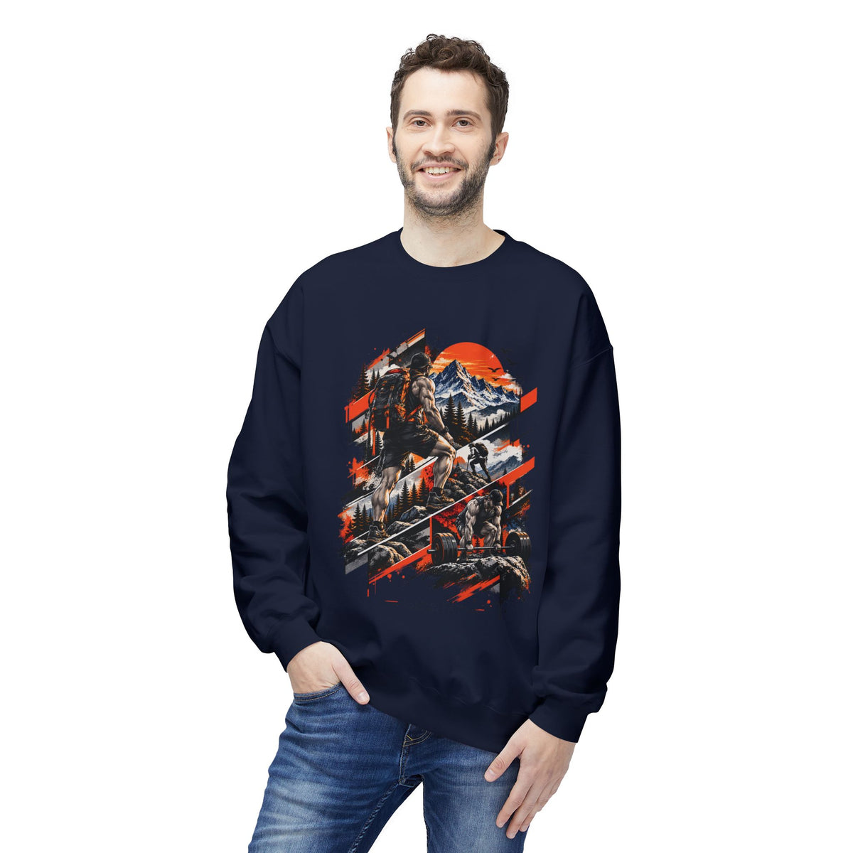 Mountain Adventure Graphic Sweatshirt