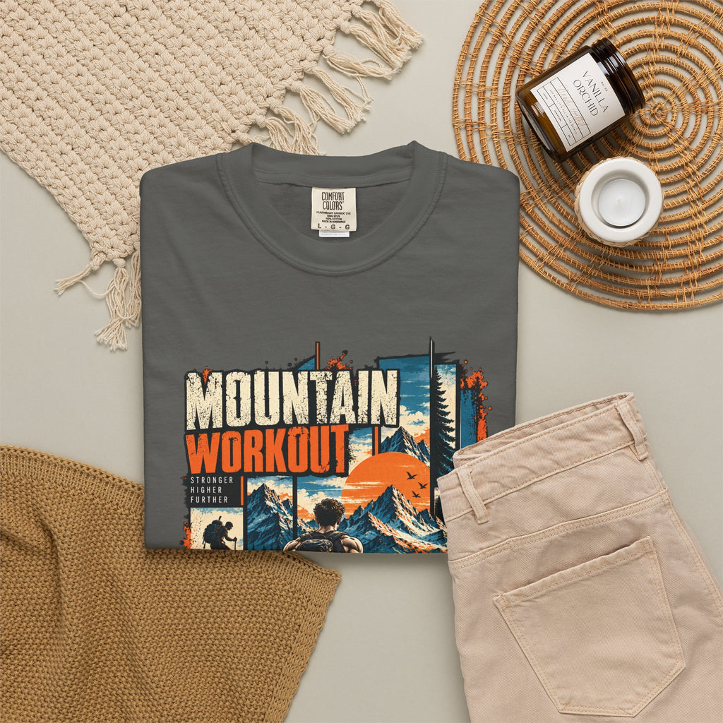 Mountain Workout Graphic T-Shirt