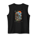 Abstract Mountain Sunset Graphic Muscle Tank
