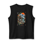 Abstract Mountain Sunset Graphic Muscle Tank