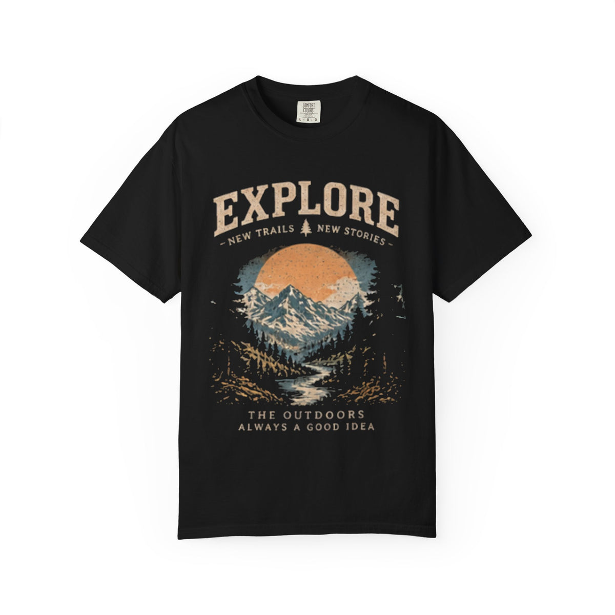 Explore the Outdoors Mountain Graphic T-Shirt