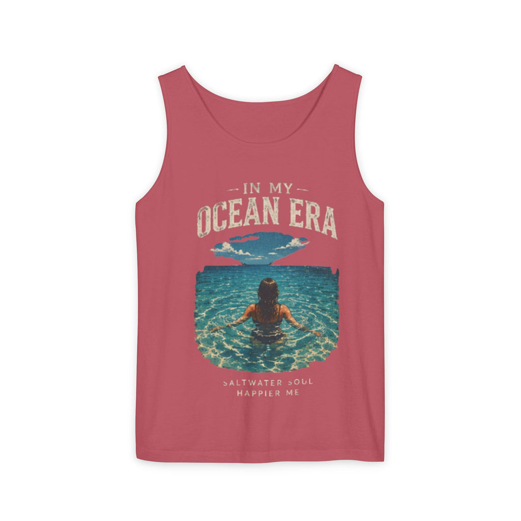 Ocean Era Tank Top — "In My Ocean Era" Beach Vibes Swim Graphic Tank