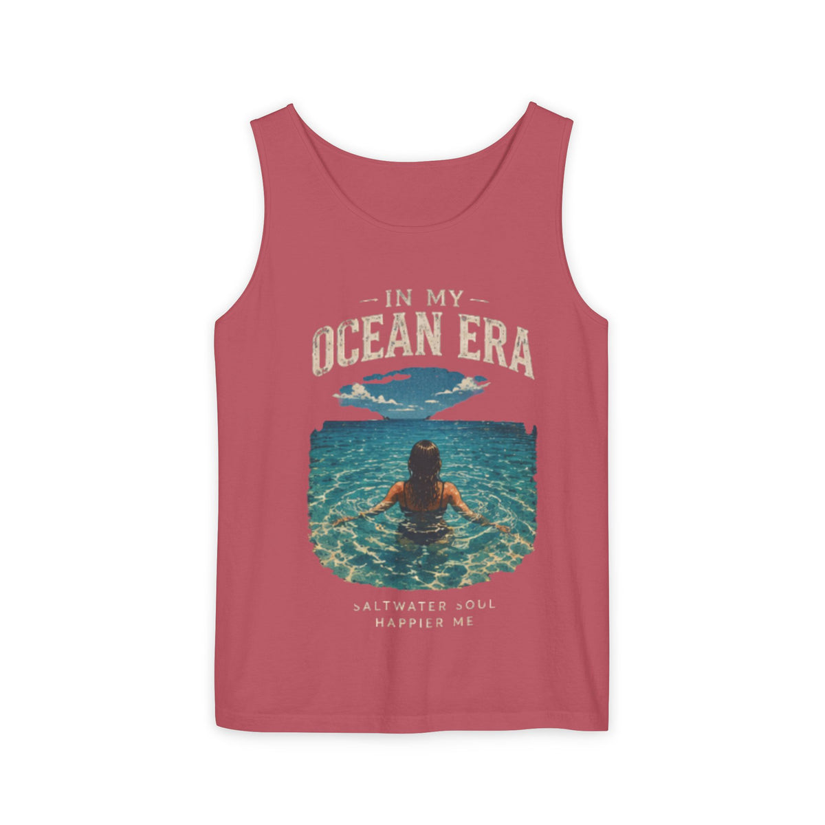 Ocean Era Tank Top — "In My Ocean Era" Beach Vibes Swim Graphic Tank