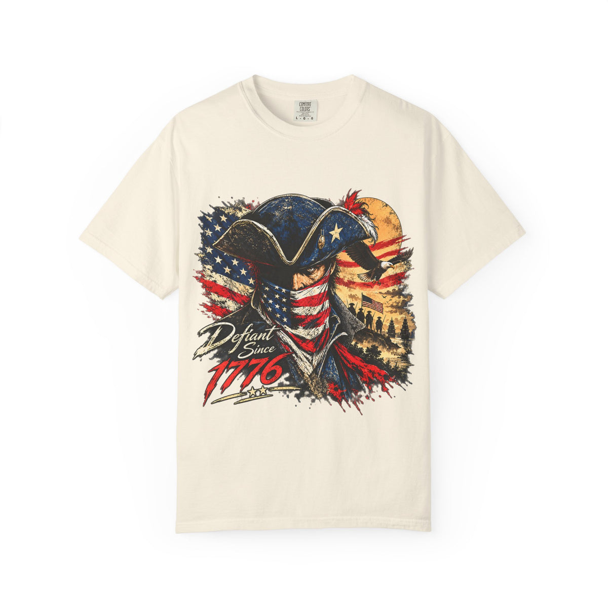 1776 American Revolution Patriotic Graphic T-Shirt