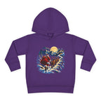 Toddler Hoodie - Santa Sleigh Winter Scene Pullover Christmas Special