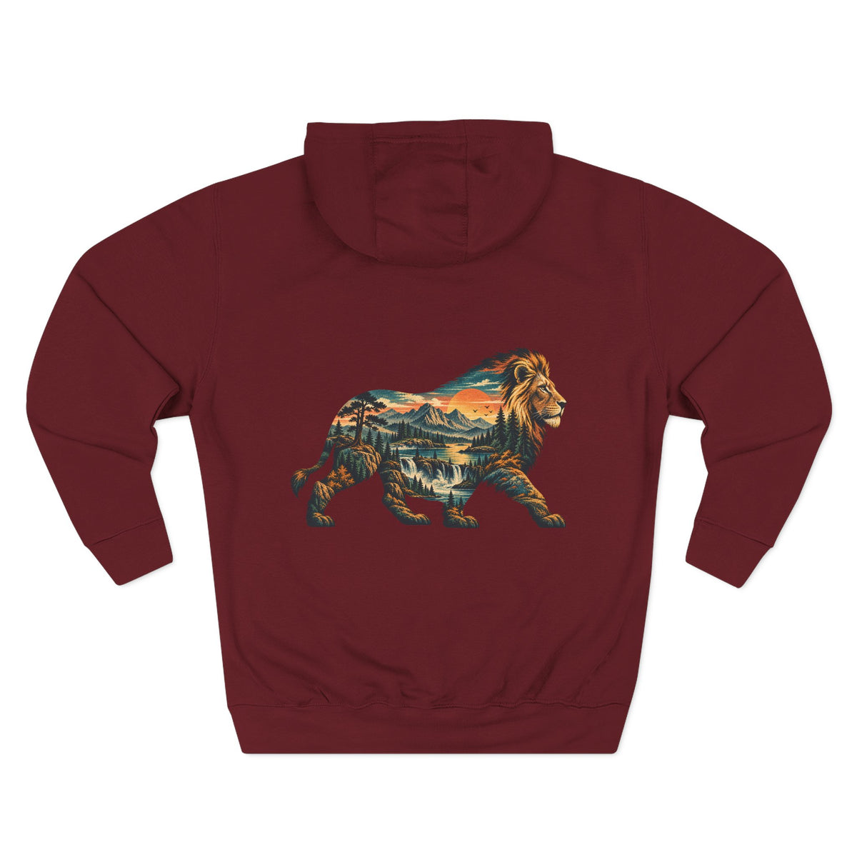 Lion Graphic Hoodie – “It’s Better to Be a Lion” Inspirational Pullover