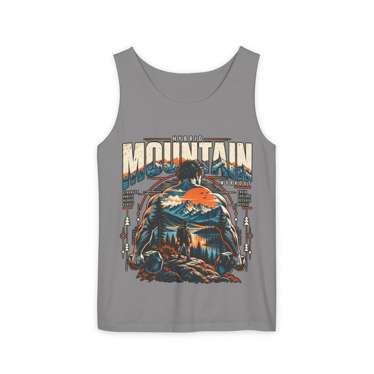 Mountain Bear Graphic Tank Top