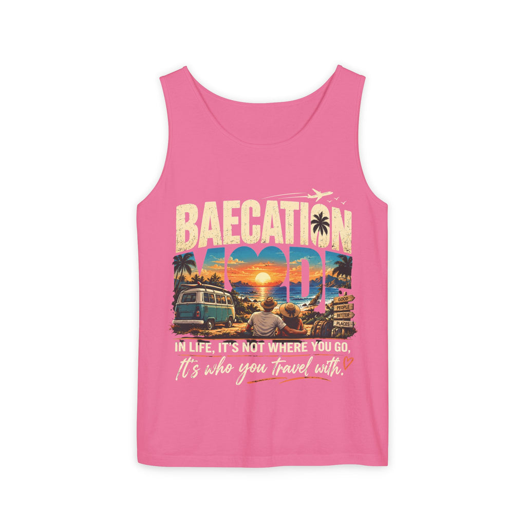Baecation “It’s the Journey” Tropical Vacation Tank Top