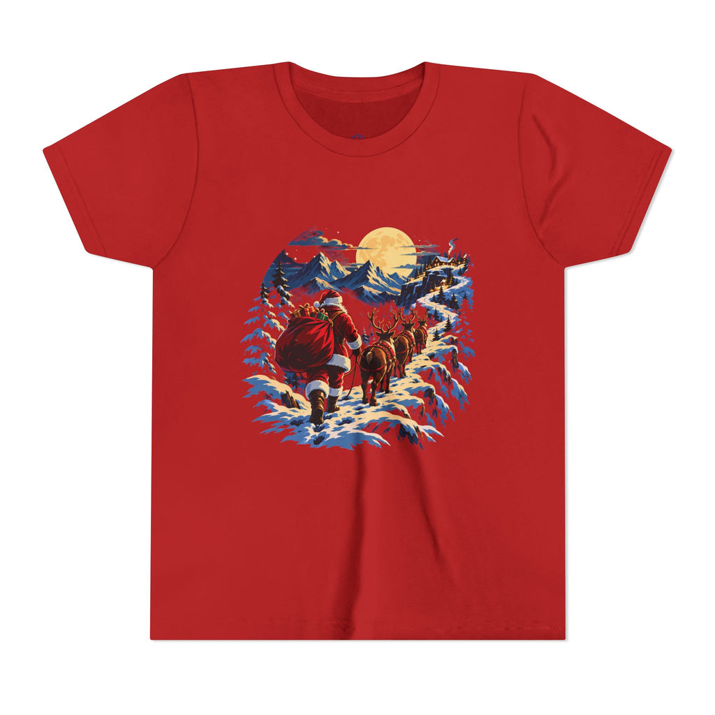 Youth Mountain Horseback Riding Adventure T-Shirt Christmas Special