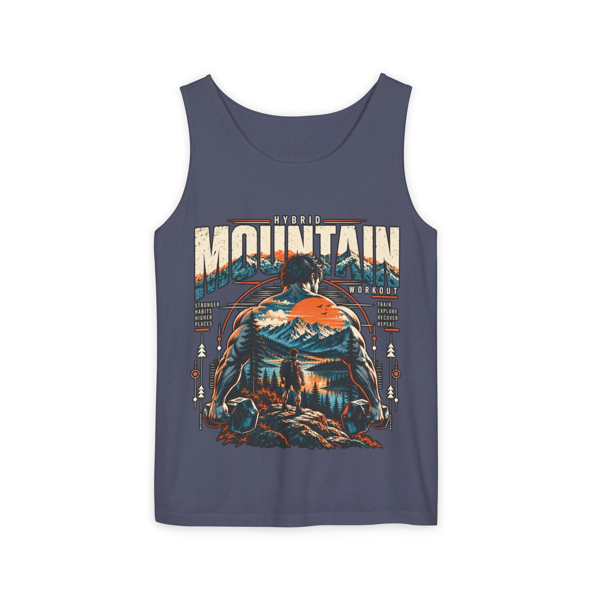 Mountain Bear Graphic Tank Top