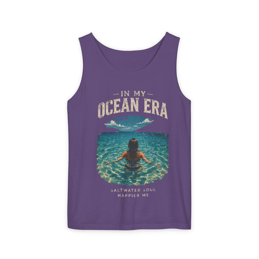 Ocean Era Tank Top — "In My Ocean Era" Beach Vibes Swim Graphic Tank