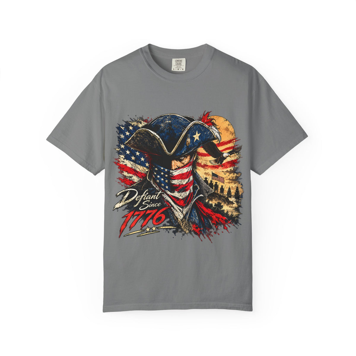 1776 American Revolution Patriotic Graphic T-Shirt